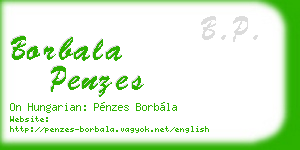 borbala penzes business card